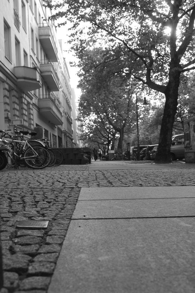 Stolperstein in Berlin. Foto von 2014